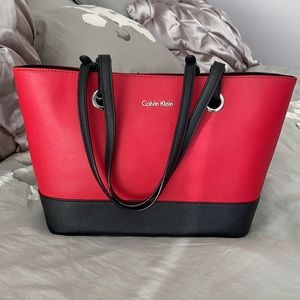 Calvin Klein Red/Black Purse